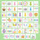 ANGOLIO Easter Bunny Temporary Tattoos - 144Pcs Bunny Temporary Tattoos for Kids Bulk Happy Easter Day Easter Bunny Easter Eggs Tattoo Stickers for Easter Party Supplies Favors Goodie Bag Fillers