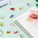 ANGOLIO Spring Mini Insect Erasers - 60Pcs Bulk Cute Cartoon Insects Bee Hello Spring Pencil Rubber Eraser Lovely Novelty 3D Desk Puzzle Erasers for Kids School Classroom Prizes Gifts