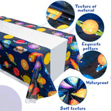 48Pcs Outer Space Party Decoration Kit, All-In-One Pack Party Supplies Include Outer Space Party Balloon,Banner,Tablecloth,Cupcake Topper,Birthday Cake Topper Decorations Outer Space Decor Fit For Boys Kids Birthday Gift