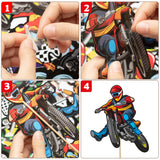 Dirt Bike Birthday Party Centerpiece Sticks, 30Pcs Motocross Themed Party Table Toppers for Men and Boys, Extreme Sports Racing Birthday Ideas Photo Props Decorations